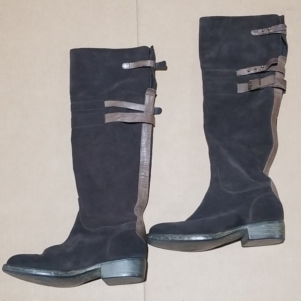 LAVORAZIONE ARTIGIANALE BROWN SUEDE BOOTS SZ 7½/38